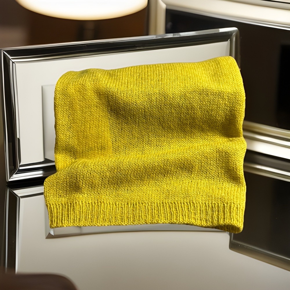 Claudia Nichole Alashan Cashmere Merino Wool Blend Wrap Scarf Mustard Yellow NWT - Picture 3 of 7
